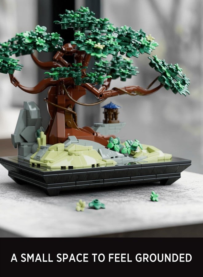 Nifeliz CHAN Bonsai Tree Building Set, Artificial Plant Model Toy for Desk or Home Decor, Peaceful Gift Idea for Adults and Nature Lovers (733 PCS, NF10322) - Image 4